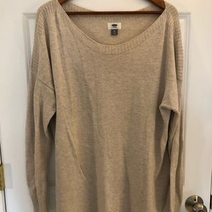 Old Navy Oatmeal Tunic Sweater XL
